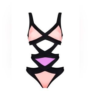 NWT Agent provocateur Mazzy cut out swimsuit